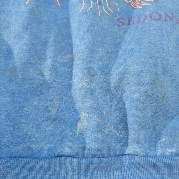 Vintage Sedona Blue Graphic Crewneck Sweater Size Large - Picture 3 of 7